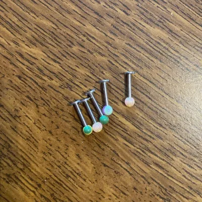 Lot 5 piercing labret 